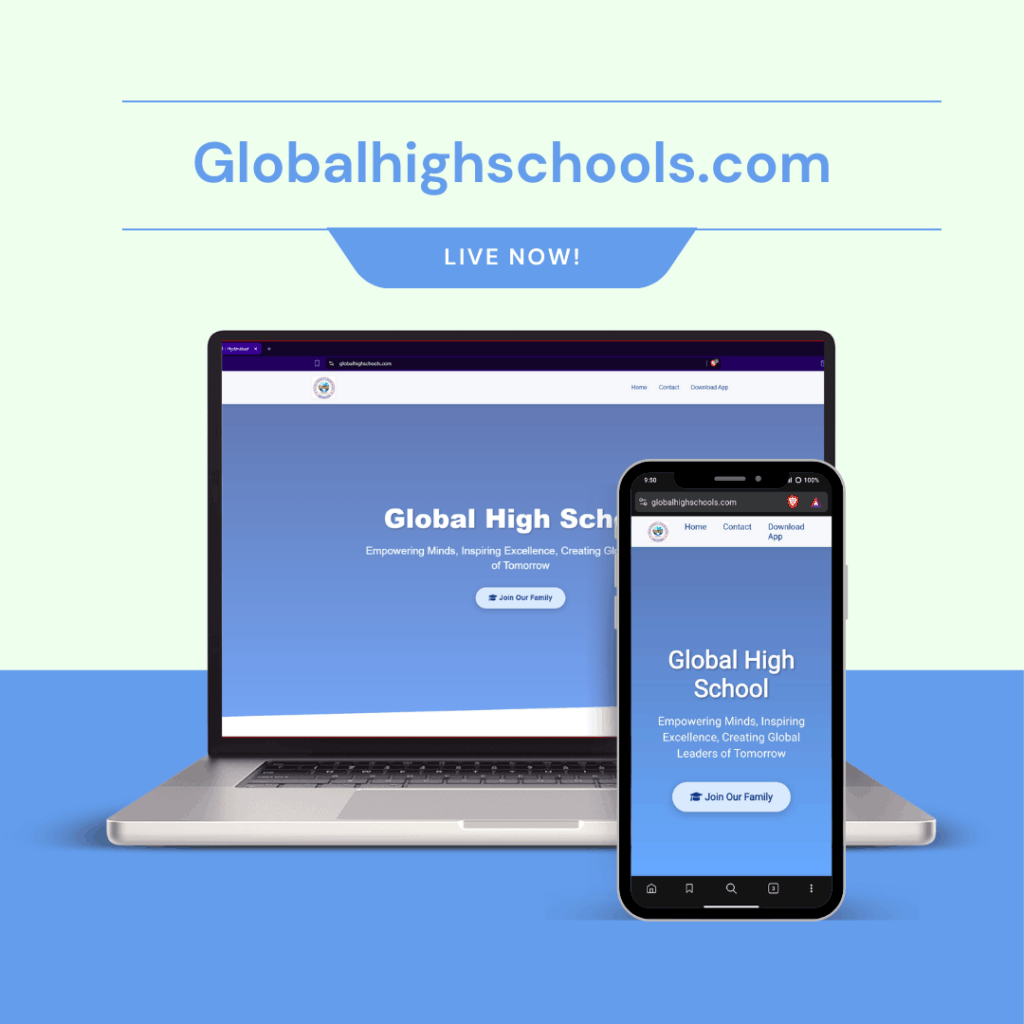 Global High School – Website Development